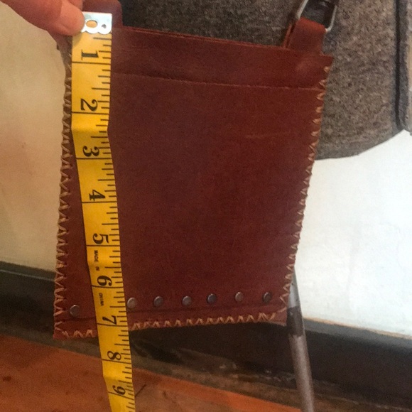 Purse leather brown new - Picture 5 of 6